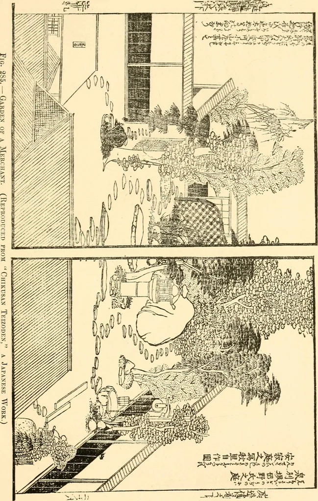 An illustration from Japanese homes and their surroundings, 1885, leaf 332