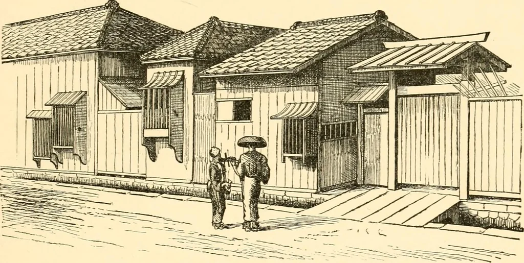 An illustration from Japanese homes and their surroundings, 1885, leaf 90