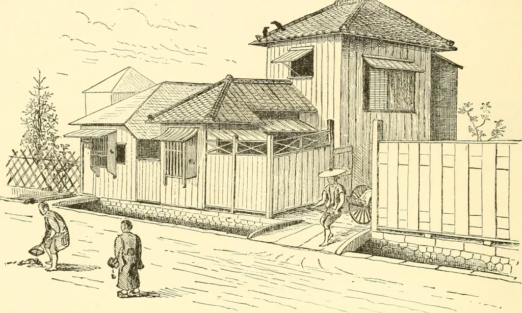 An illustration from Japanese homes and their surroundings, 1885, leaf 91