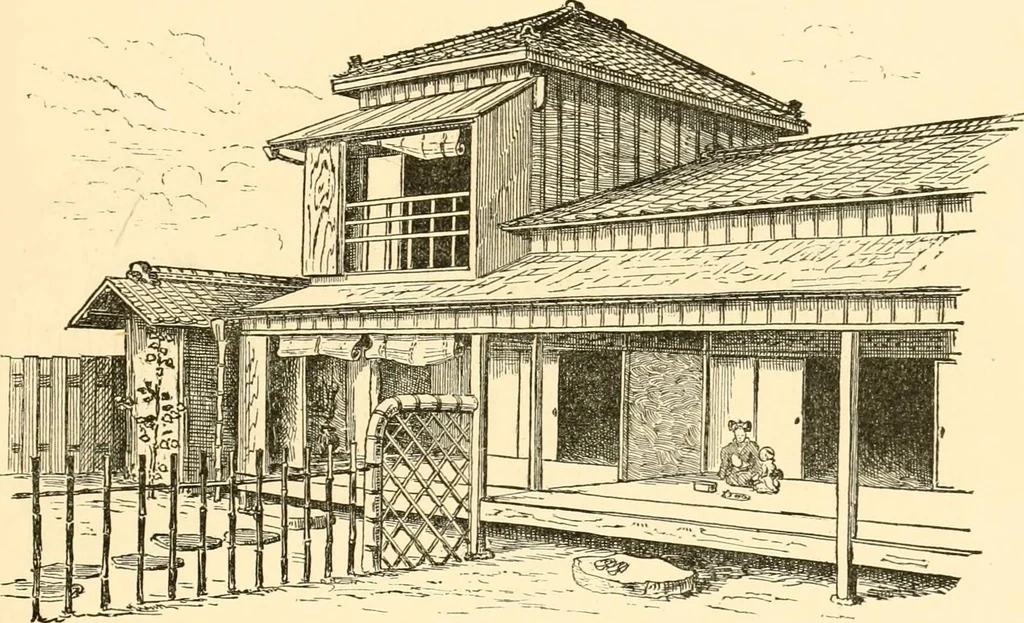 An illustration from Japanese homes and their surroundings, 1885, leaf 94