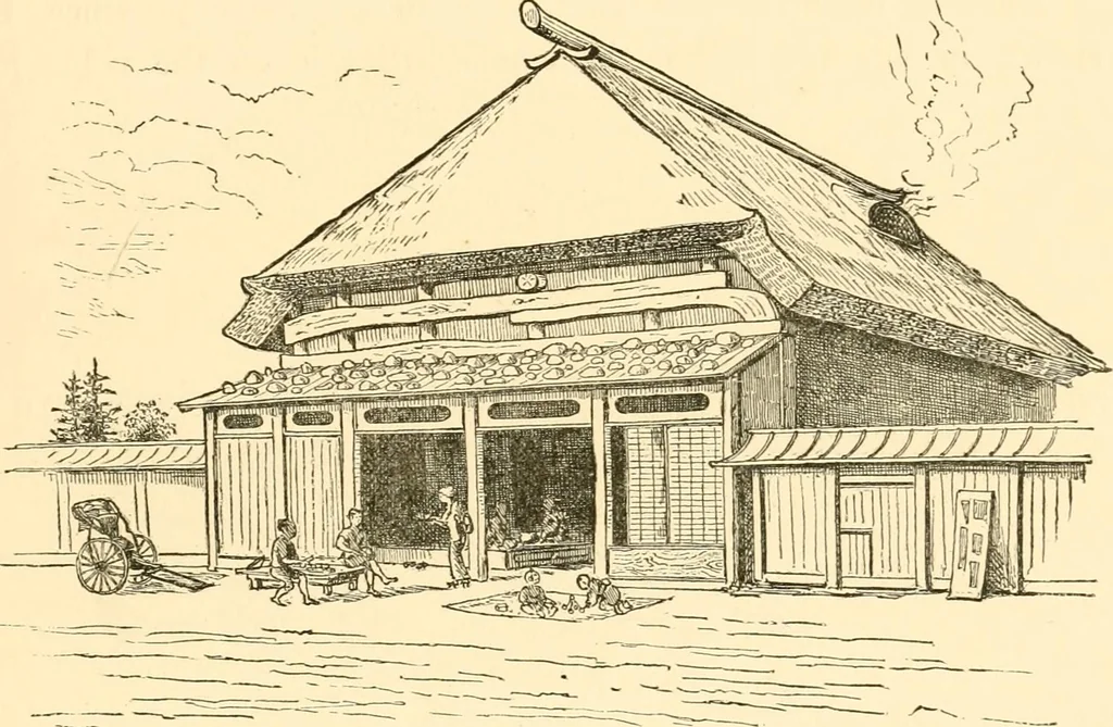 An illustration from Japanese homes and their surroundings, 1885, leaf 96