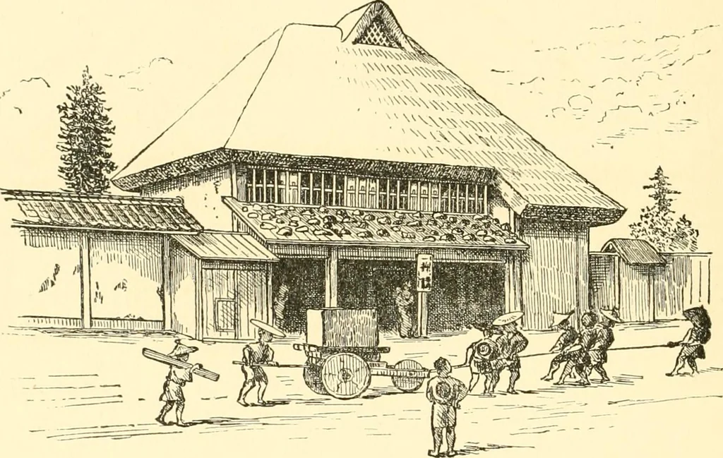 An illustration from Japanese homes and their surroundings, 1885, leaf 97