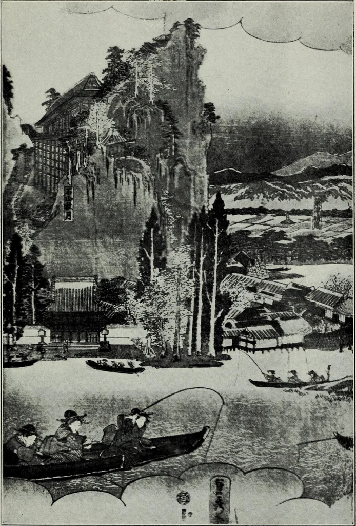 An illustration from Japanese illustrations; a history of the arts of wood-cutting and colour printing in Japan, 1904, leaf 274