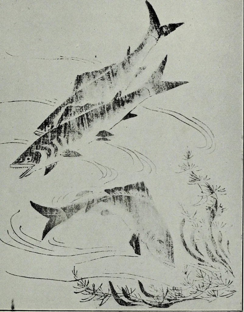 An illustration from Japanese illustrations; a history of the arts of wood-cutting and colour printing in Japan, 1904, leaf 308