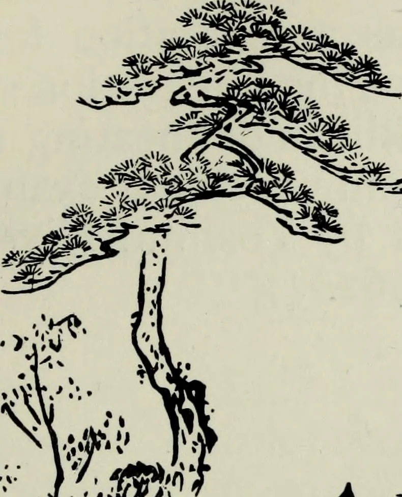An illustration from Japanese illustrations; a history of the arts of wood-cutting and colour printing in Japan, 1904, leaf 48