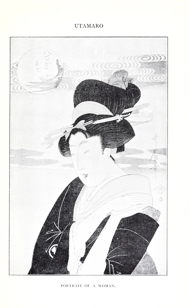 An illustration from Japanese illustration : a history of the arts of wood-cutting and colour printing in Japan, 1904, leaf 111