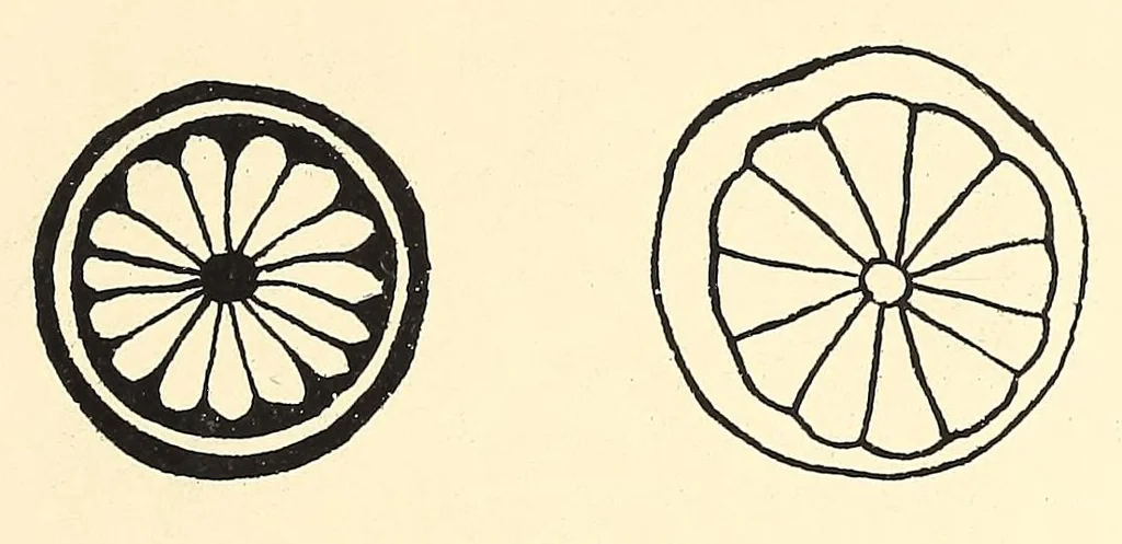 An illustration from Japanese marks and seals, 1882, leaf 77