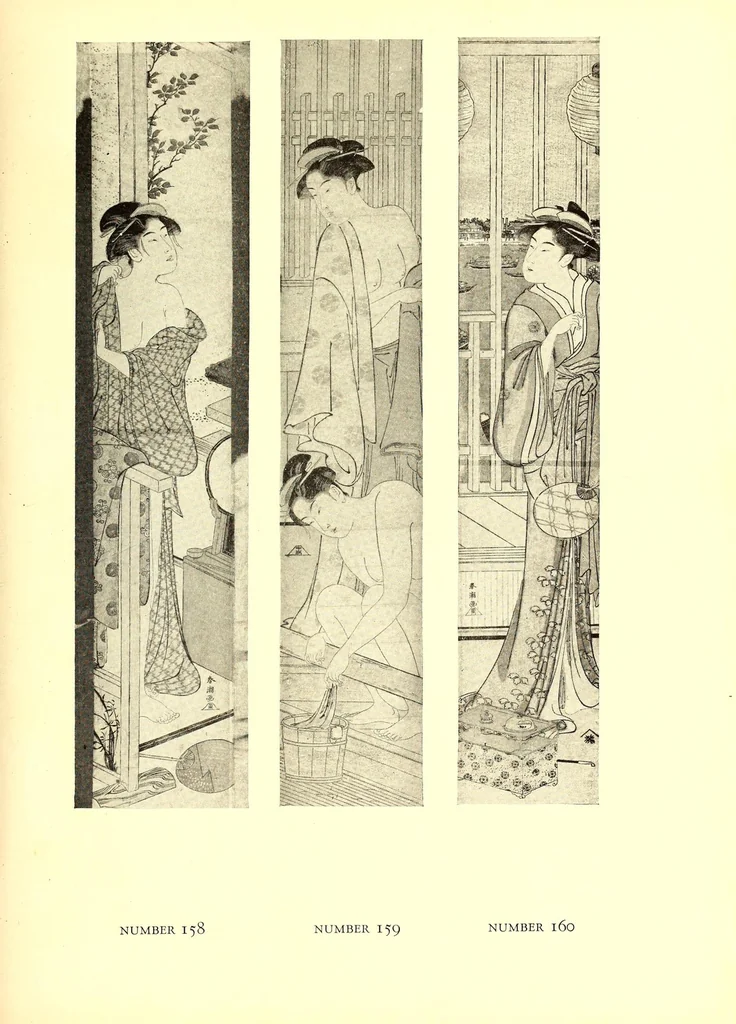 An illustration from The Japanese Print Collection of Arthur Davison Ficke, Author of "Chats on Japanese Prints," "Twelve Japanese Paintings," "Sonnets of a Portrait Painter," etc, 1915, leaf 101