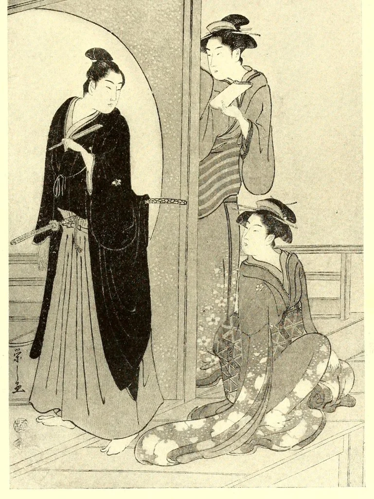 An illustration from The Japanese Print Collection of Arthur Davison Ficke, Author of "Chats on Japanese Prints," "Twelve Japanese Paintings," "Sonnets of a Portrait Painter," etc, 1915, leaf 125