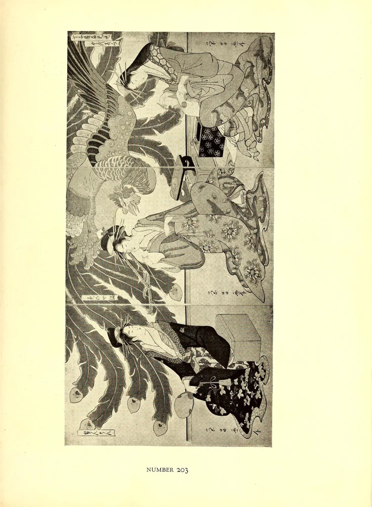 An illustration from The Japanese Print Collection of Arthur Davison Ficke, Author of "Chats on Japanese Prints," "Twelve Japanese Paintings," "Sonnets of a Portrait Painter," etc, 1915, leaf 133