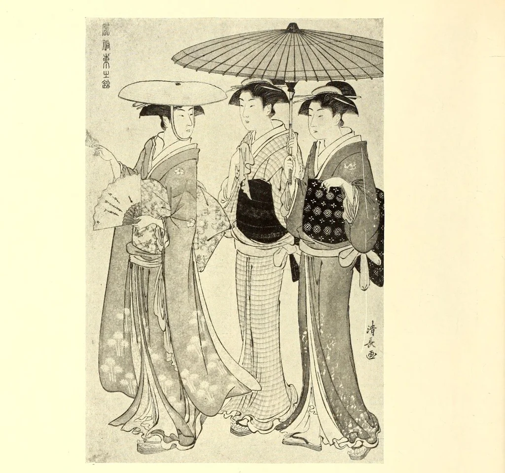 An illustration from The Japanese Print Collection of Arthur Davison Ficke, Author of "Chats on Japanese Prints," "Twelve Japanese Paintings," "Sonnets of a Portrait Painter," etc, 1915, leaf 88