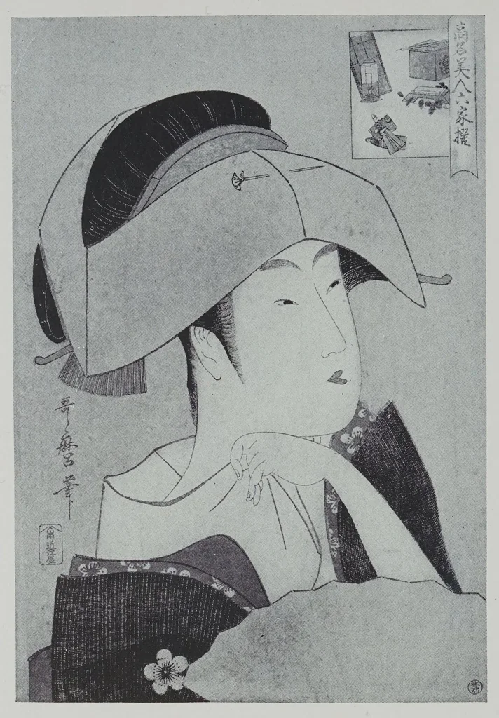 An illustration from The Japanese print collection of Arthur Davison Ficke : to be sold by auction ... January twenty-ninth, thirtieth .., 1925, leaf 110