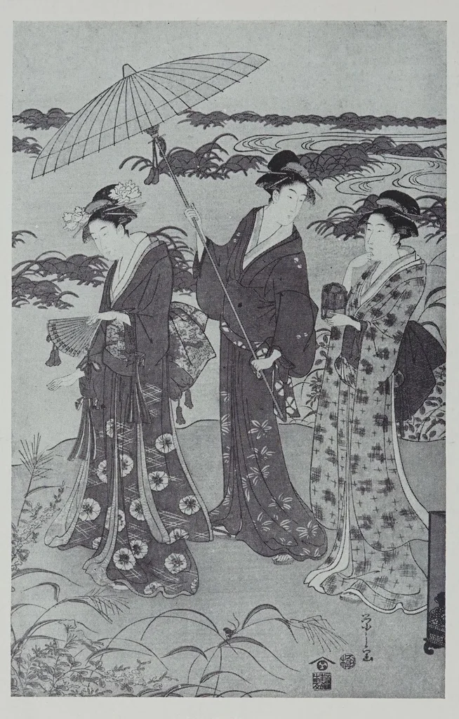 An illustration from The Japanese print collection of Arthur Davison Ficke : to be sold by auction ... January twenty-ninth, thirtieth .., 1925, leaf 128