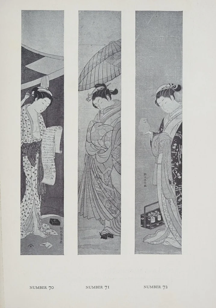 An illustration from The Japanese print collection of Arthur Davison Ficke : to be sold by auction ... January twenty-ninth, thirtieth .., 1925, leaf 51