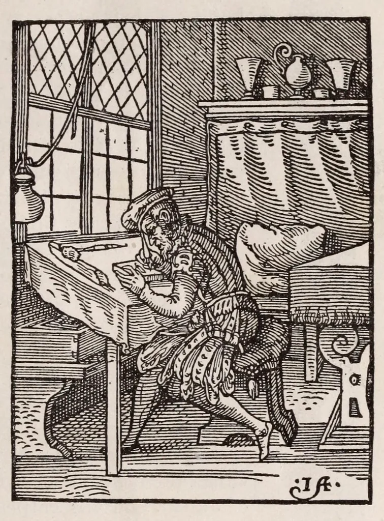 An illustration from ... Japanese wood-cutting and wood-cut printing, 1894, leaf 37