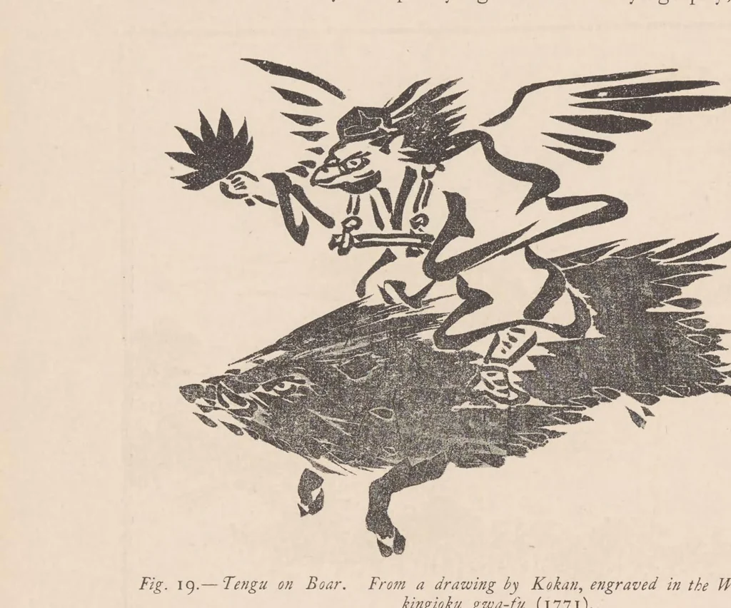 An illustration from Japanese wood engravings : their history, technique and characteristics, 1895, leaf 54