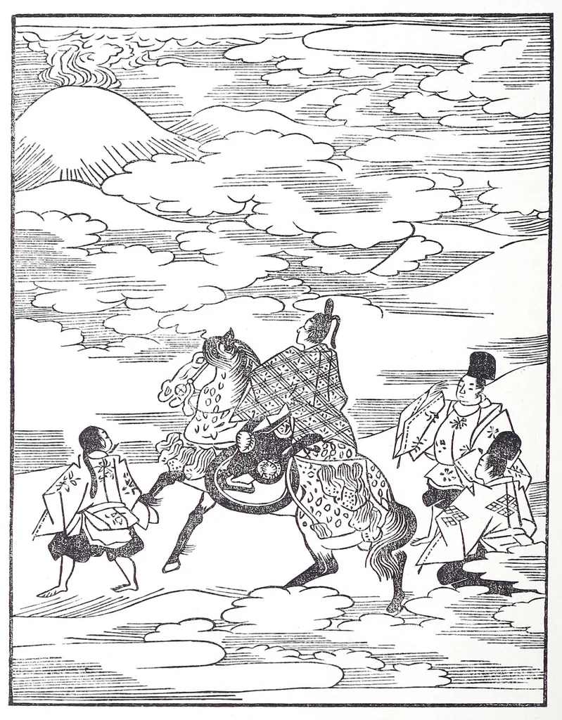 An illustration from Japanese wood engravings : their history, technique and characteristics, 1895, leaf 26