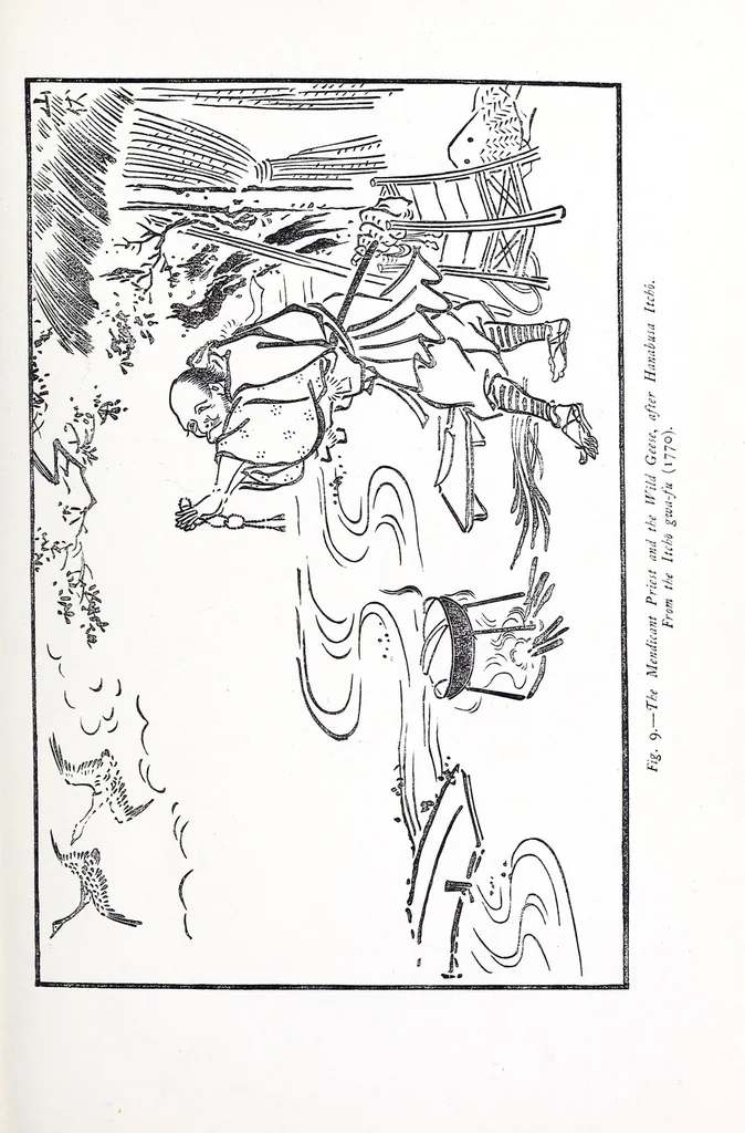 An illustration from Japanese wood engravings : their history, technique and characteristics, 1895, leaf 33