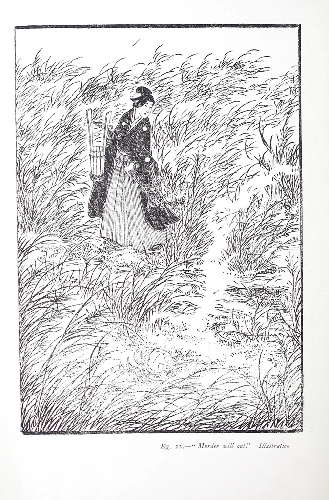 An illustration from Japanese wood engravings : their history, technique and characteristics, 1895, leaf 62