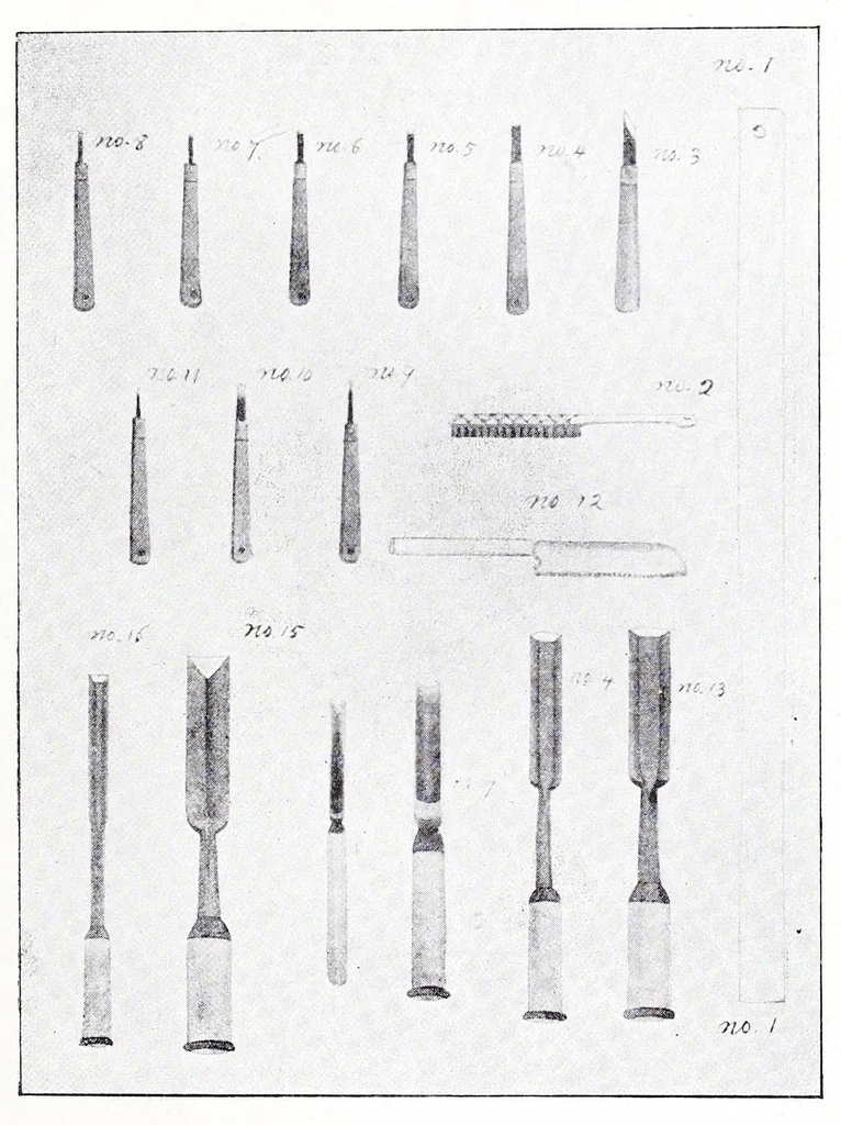 An illustration from Japanese wood engravings : their history, technique and characteristics, 1895, leaf 89