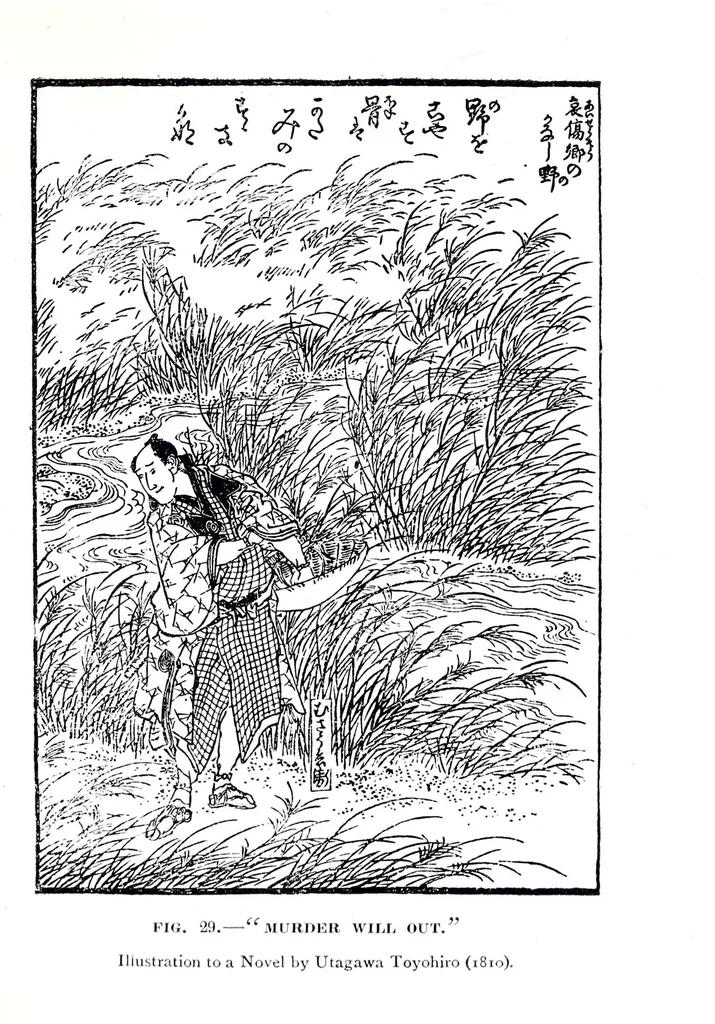 An illustration from Japanese wood engravings, their history, technique and characteristics, 1908, leaf 111