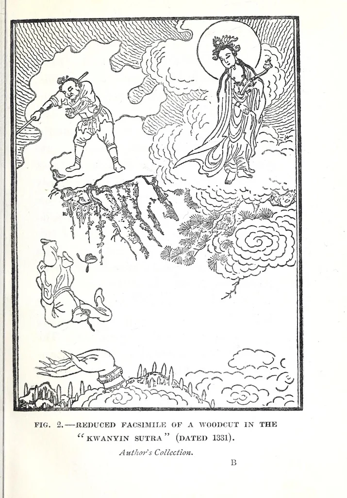An illustration from Japanese wood engravings, their history, technique and characteristics, 1908, leaf 25