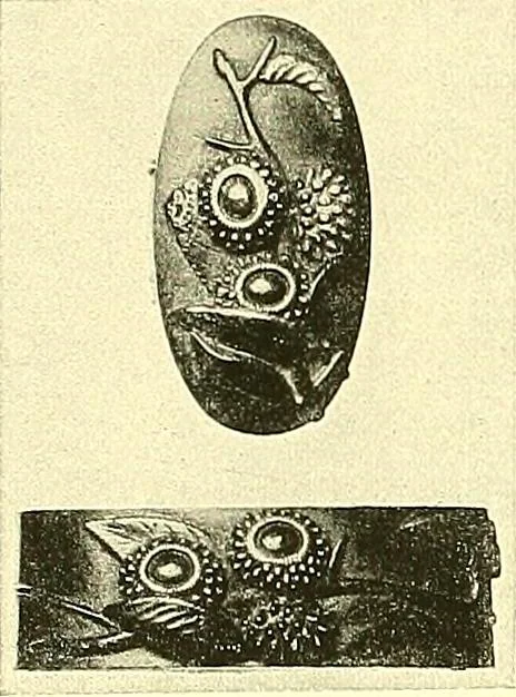 An illustration from Japanische Stichblätter und Schwertzieraten : Sammlung Georg Oeder, Düsseldorf : [Katalog], 1916, leaf 197