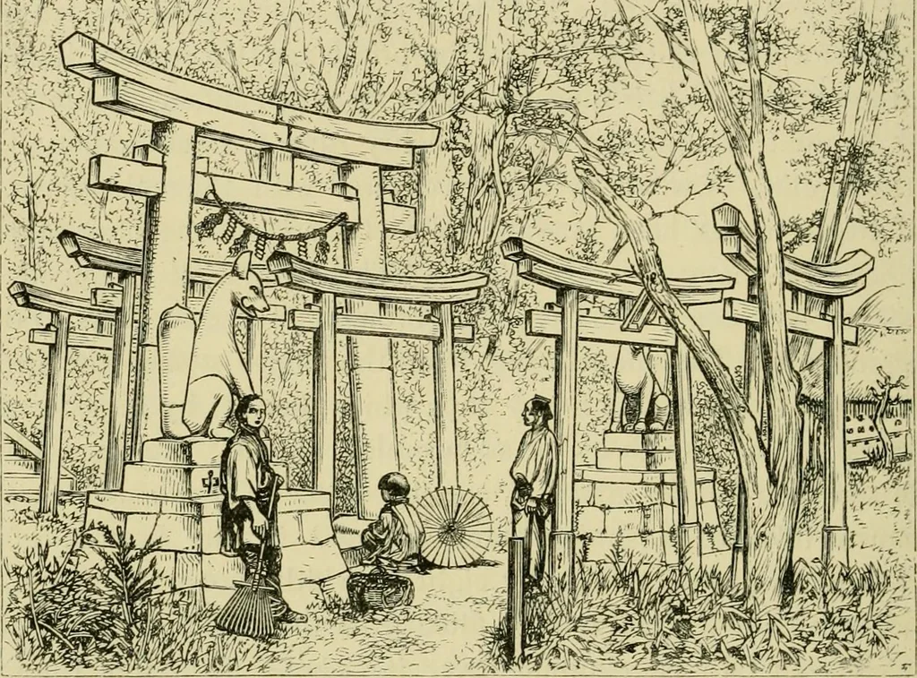 An illustration from Japan : its architecture, art, and art manufactures, 1882, leaf 159