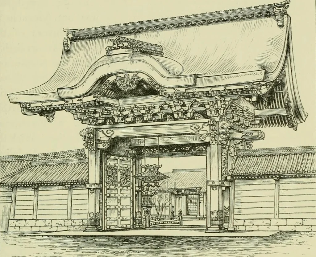 An illustration from Japan : its architecture, art, and art manufactures, 1882, leaf 162