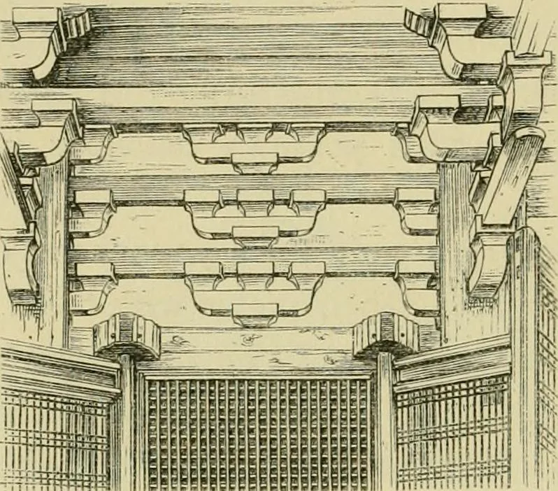 An illustration from Japan : its architecture, art, and art manufactures, 1882, leaf 167