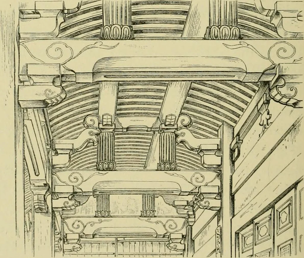 An illustration from Japan : its architecture, art, and art manufactures, 1882, leaf 167