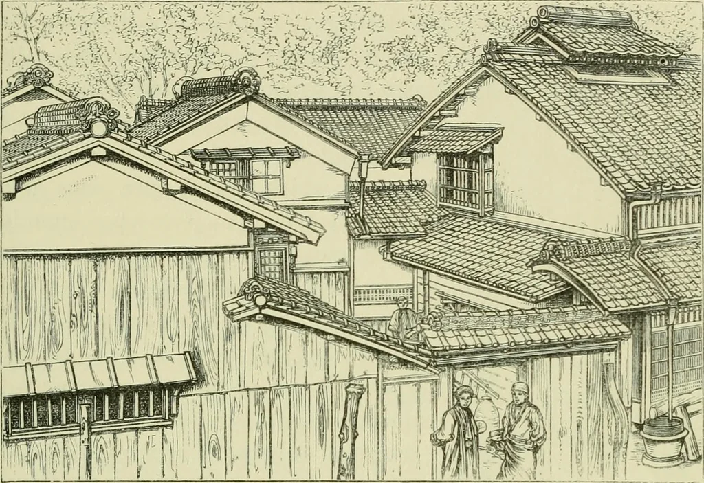 An illustration from Japan : its architecture, art, and art manufactures, 1882, leaf 168