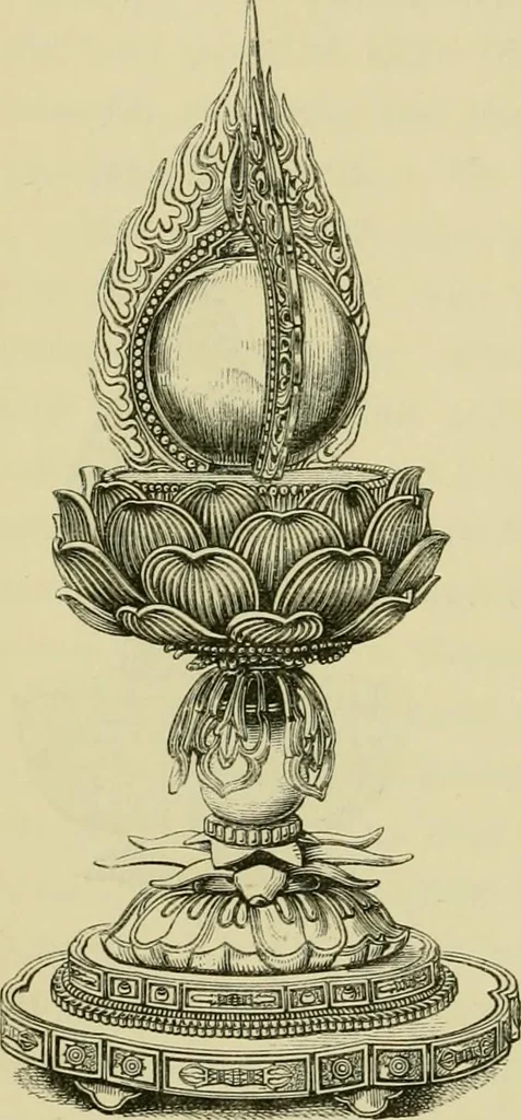 An illustration from Japan : its architecture, art, and art manufactures, 1882, leaf 175