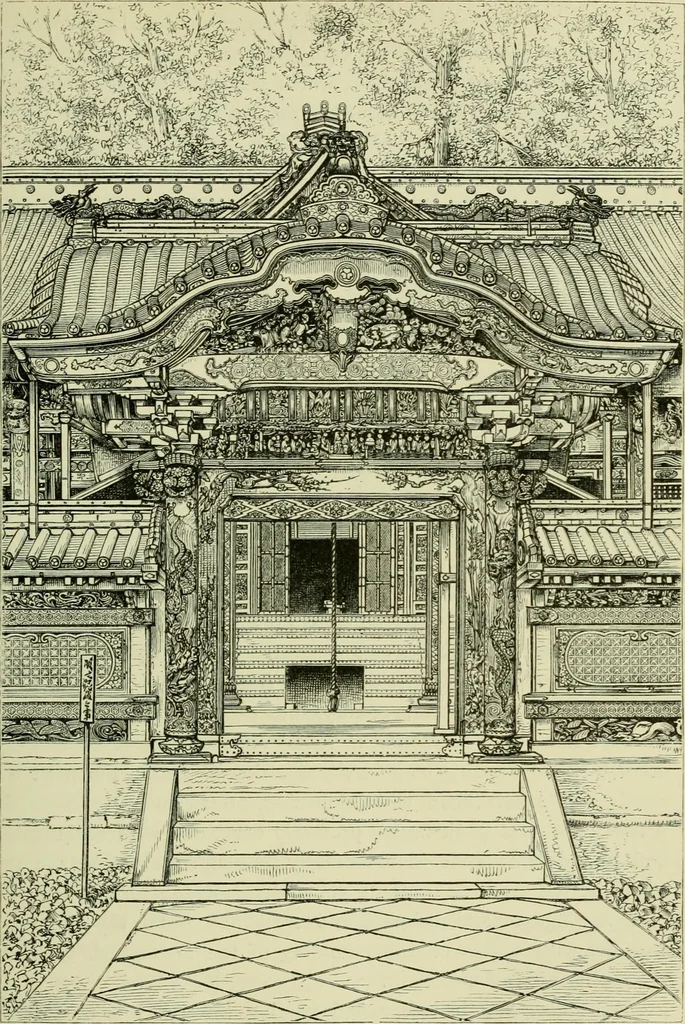 An illustration from Japan : its architecture, art, and art manufactures, 1882, leaf 226