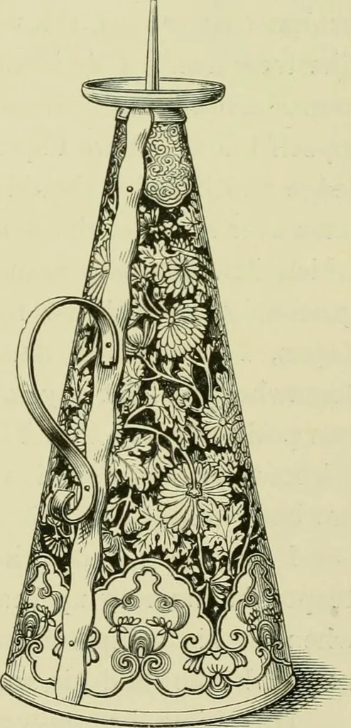 An illustration from Japan : its architecture, art, and art manufactures, 1882, leaf 444