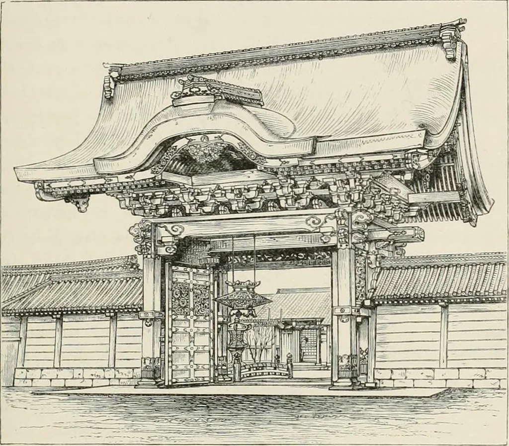 An illustration from Japan: its architecture, art, and art manufactures, 1882, leaf 160