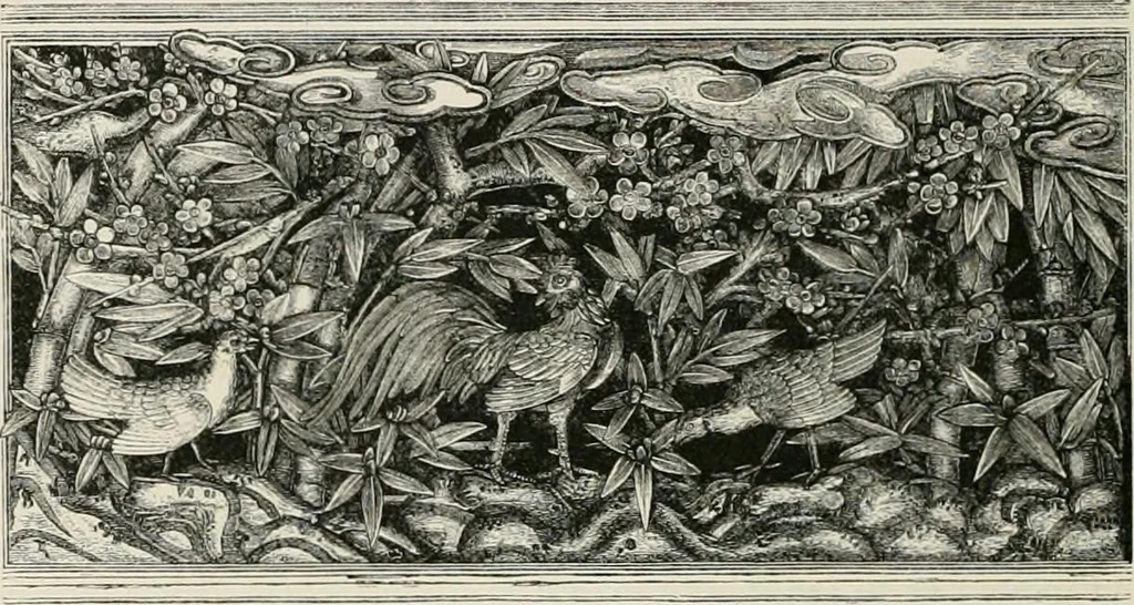 An illustration from Japan: its architecture, art, and art manufactures, 1882, leaf 199