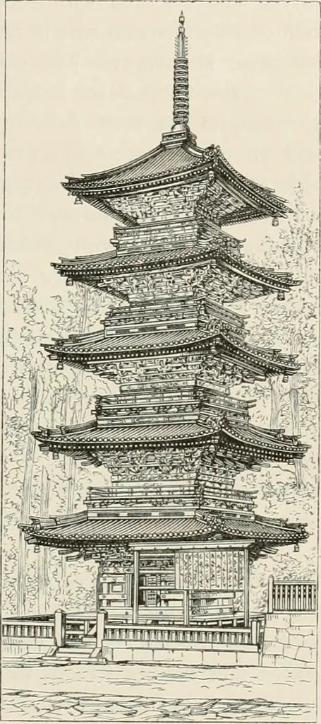 An illustration from Japan: its architecture, art, and art manufactures, 1882, leaf 218