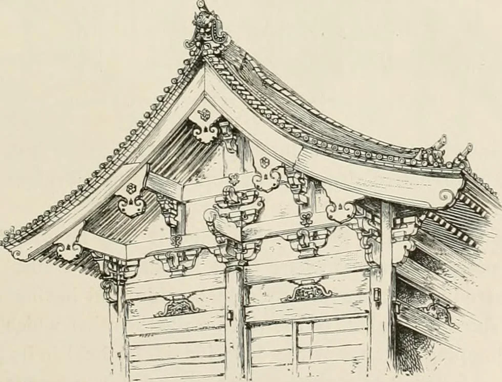 An illustration from Japan: its architecture, art, and art manufactures, 1882, leaf 256