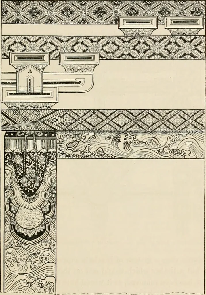 An illustration from Japan: its architecture, art, and art manufactures, 1882, leaf 262