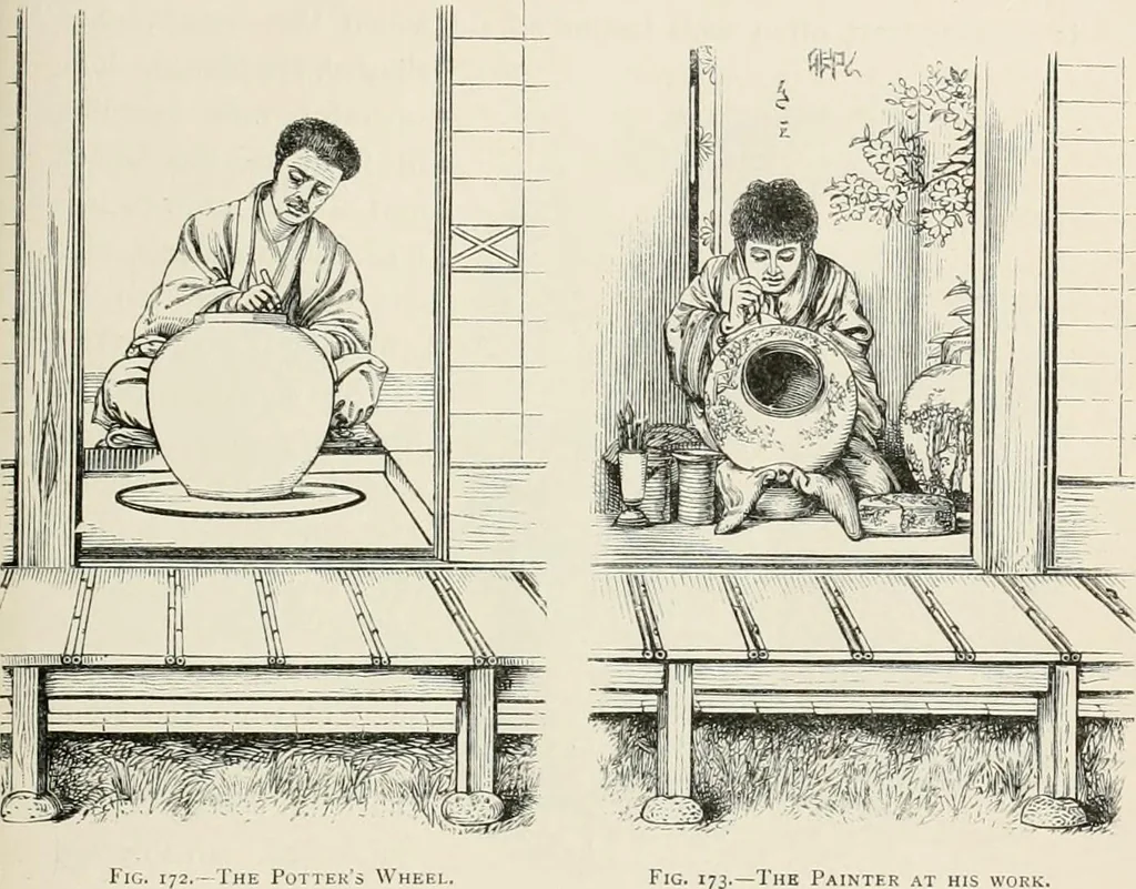 An illustration from Japan: its architecture, art, and art manufactures, 1882, leaf 428