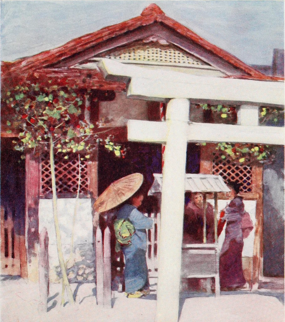 An illustration from Japan : a record in colour, 1901, leaf 154
