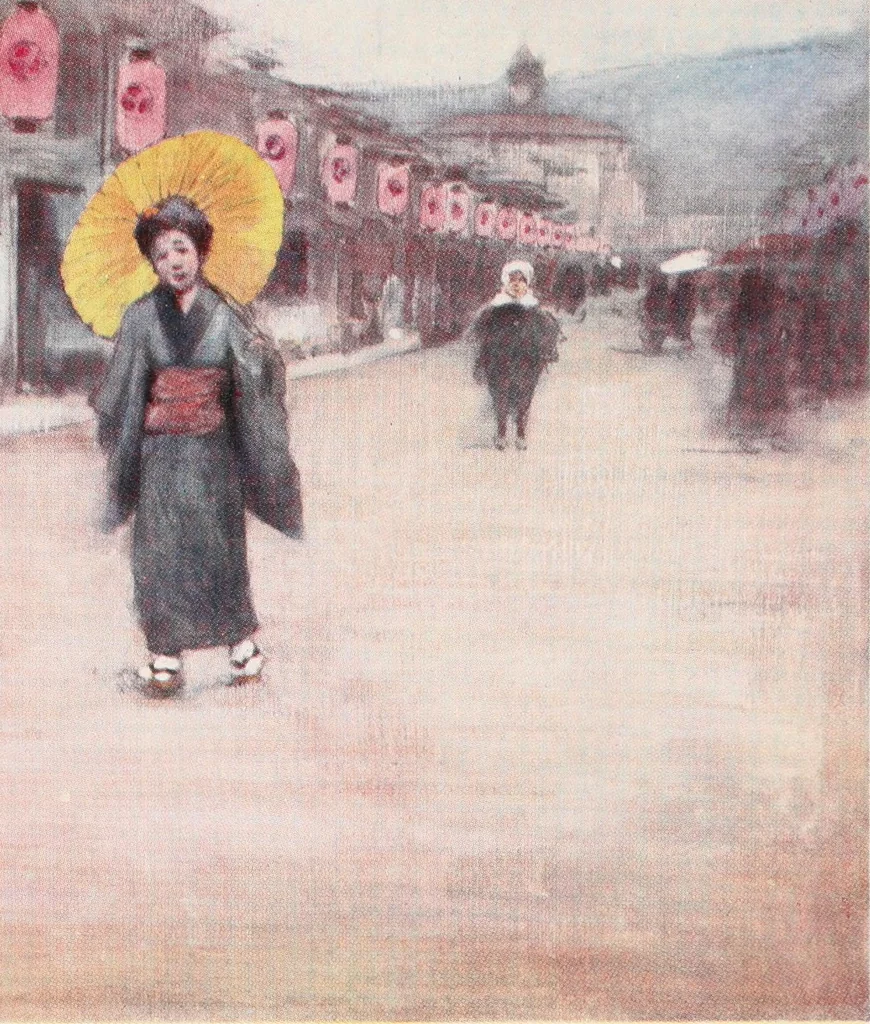 An illustration from Japan : a record in colour, 1901, leaf 268
