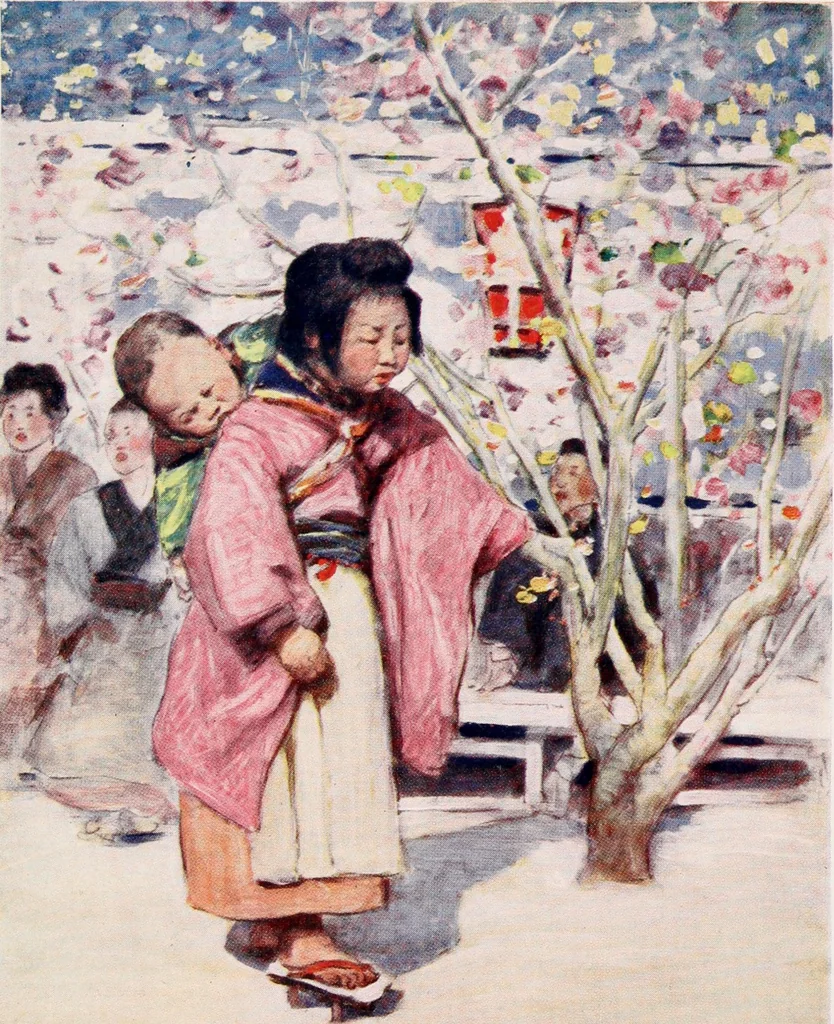 An illustration from Japan : a record in colour, 1901, leaf 408