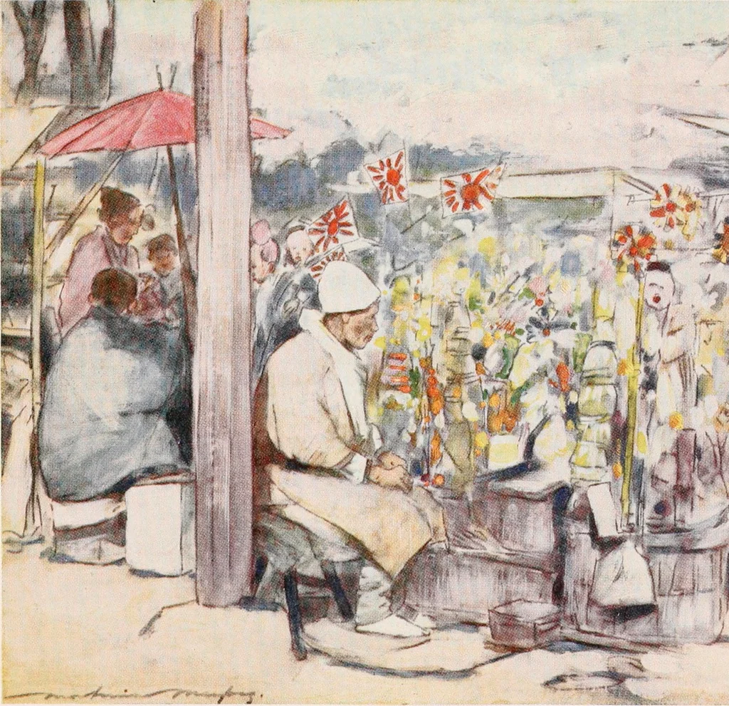 An illustration from Japan : a record in colour, 1901, leaf 492