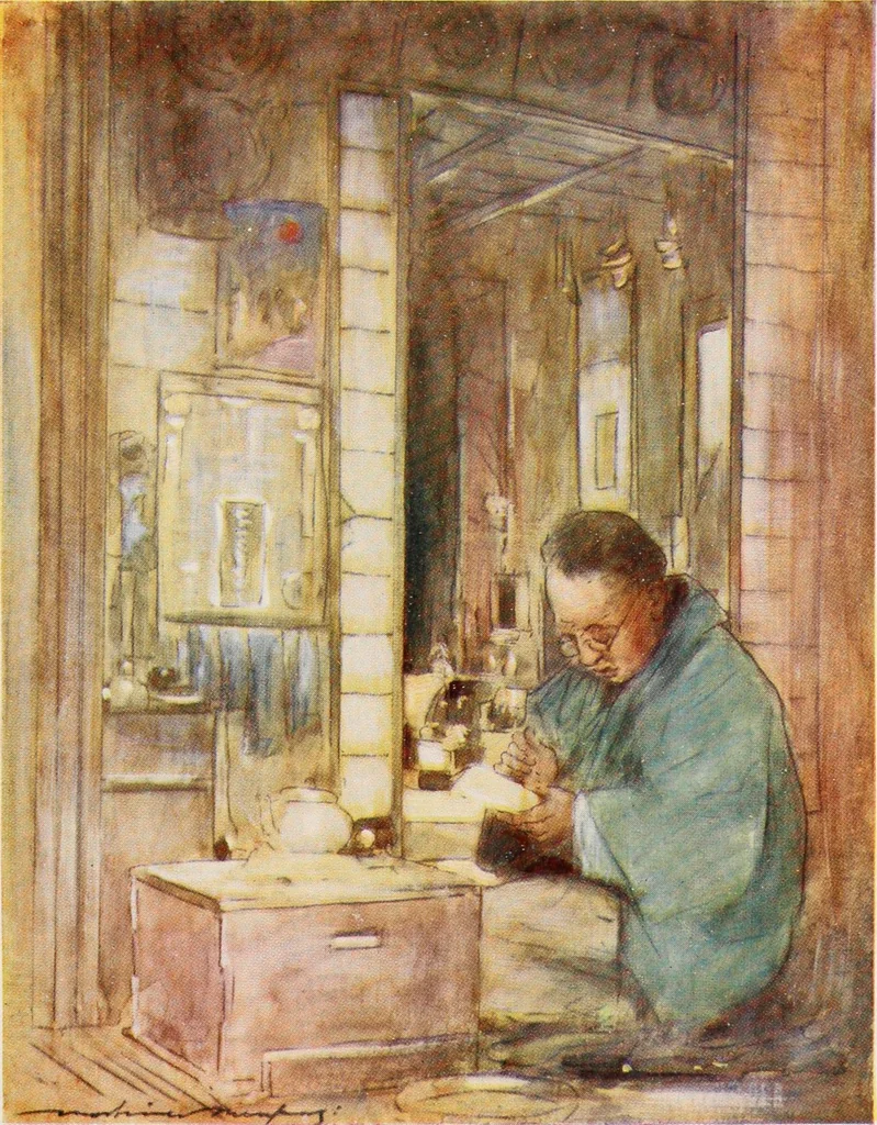 An illustration from Japan : a record in colour, 1901, leaf 504