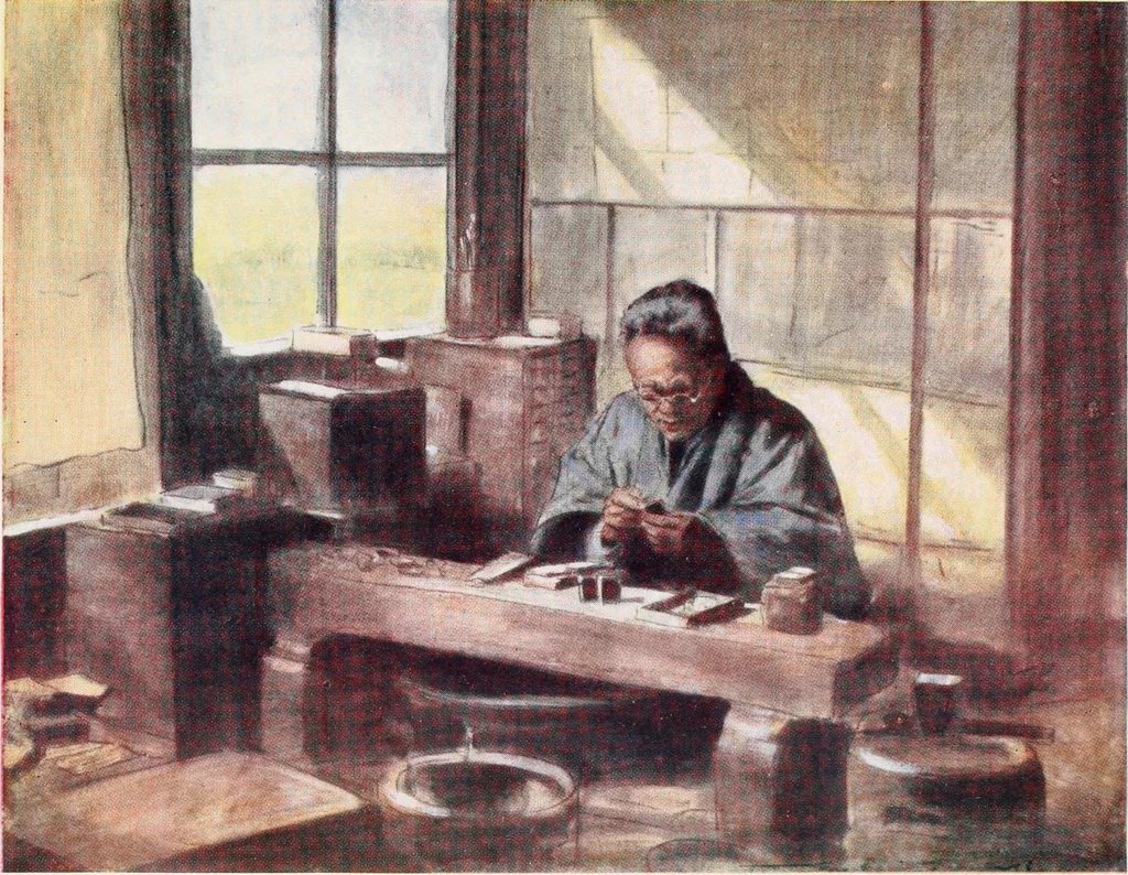 An illustration from Japan : a record in colour, 1901, leaf 546