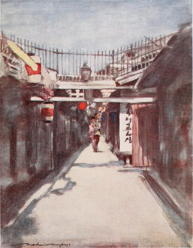 An illustration from Japan : a record in colour, 1901, leaf 58