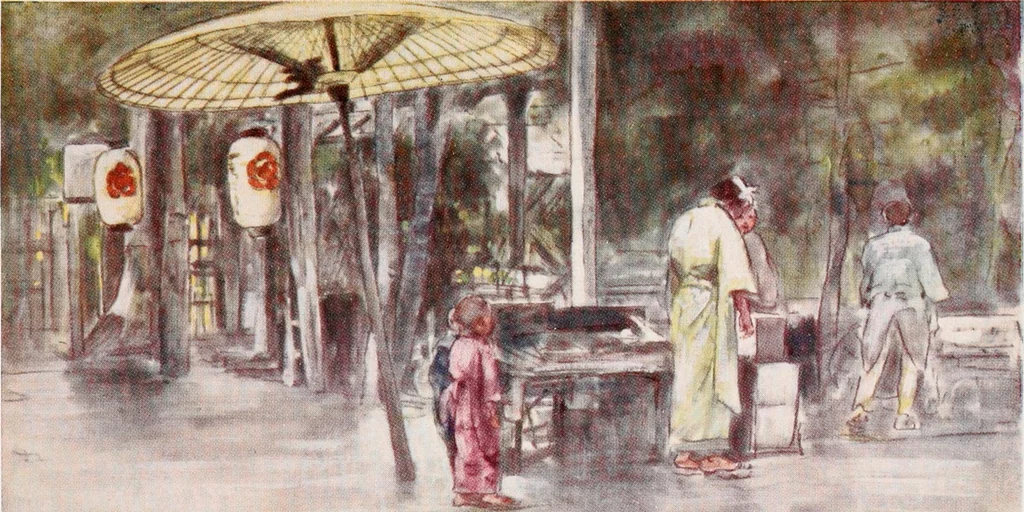 An illustration from Japan : a record in colour, 1901, leaf 582