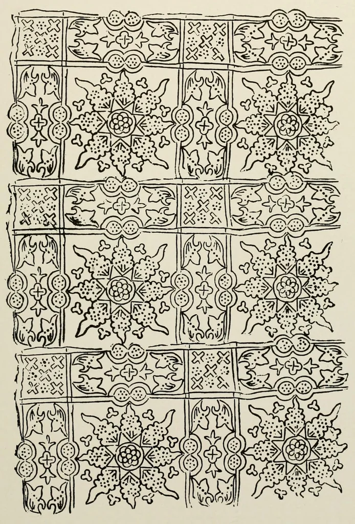 An illustration from Javanese batik designs from metal stamps, 1924, leaf 29